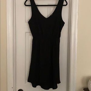 Thin black summer dress
